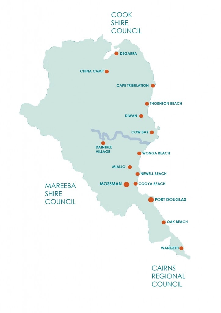 Douglas Shire map