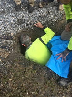 Water main break