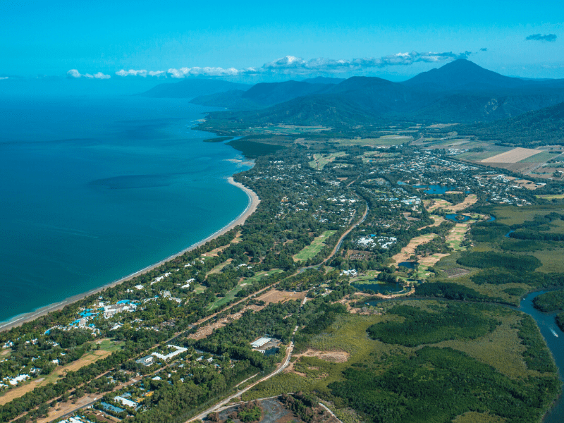 POST page header - aerial port douglas from four mile to wangetti