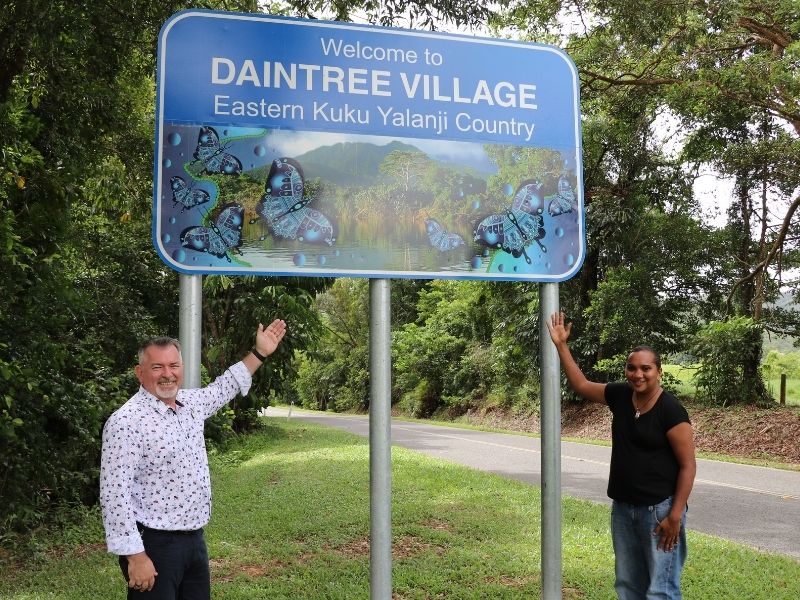 Welcome to Daintree Indigenous Language Sign