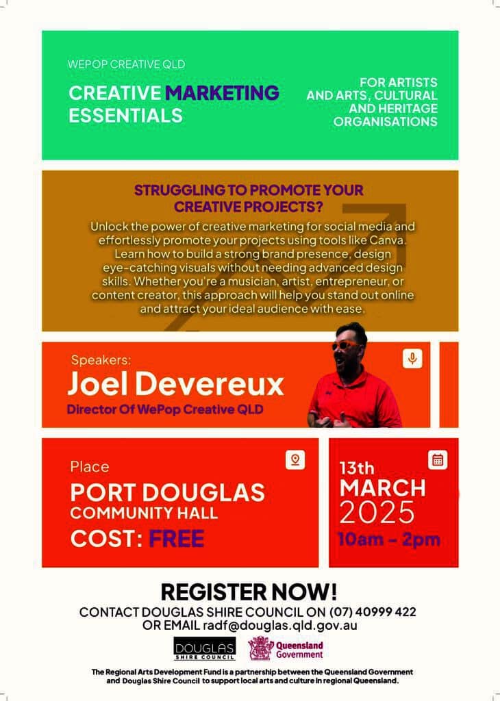 Creative Essentials Creative Marketing Essentials Workshop - Douglas Shire Council