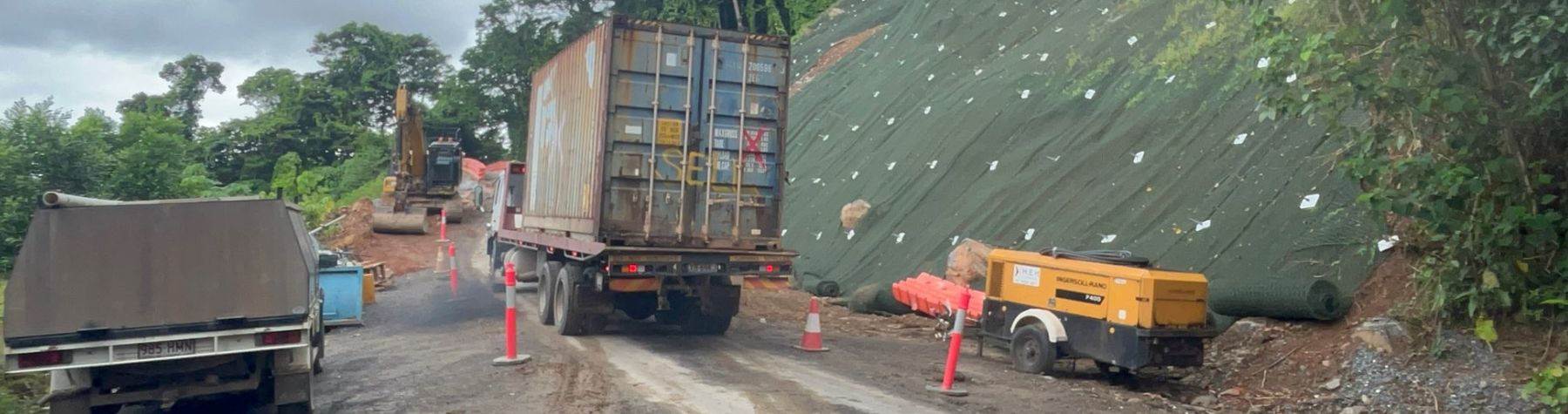 Shipping out containers – signs of progress at Noah Range